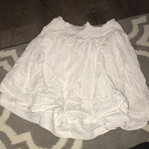 XS Old Navy White Skirt